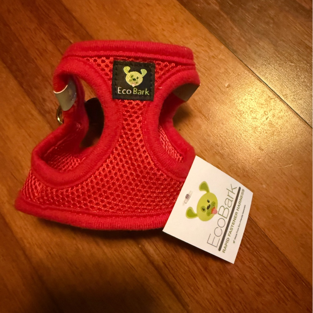 EcoBark Rapid Fastener Harness XXS, made from eco friendly materials, new w/tag